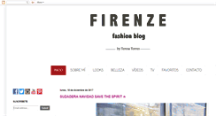 Desktop Screenshot of firenzefashionblog.com