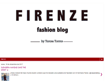 Tablet Screenshot of firenzefashionblog.com